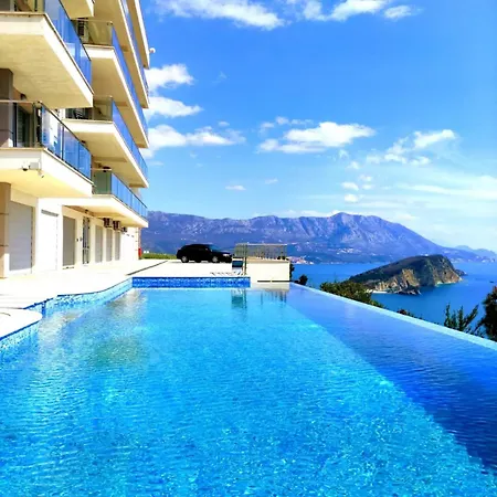 Romantic Hillside Escape Sea View And Infinity Pool Lägenhet *