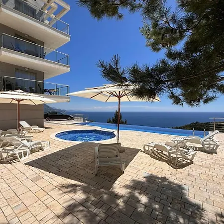 Romantic Hillside Escape Sea View And Infinity Pool * Budva