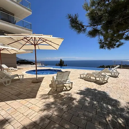 Lägenhet Romantic Hillside Escape Sea View And Infinity Pool *