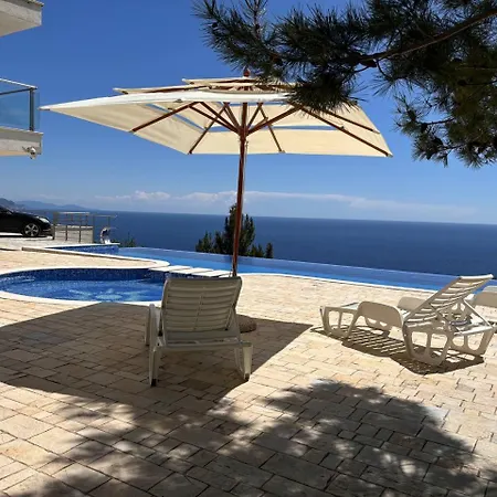 Lägenhet Romantic Hillside Escape Sea View And Infinity Pool *