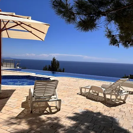 Romantic Hillside Escape Sea View And Infinity Pool Budva