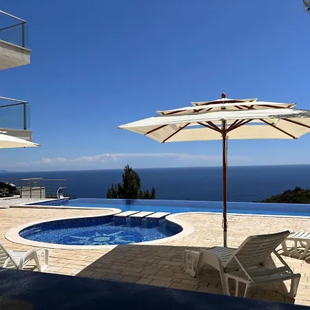 Romantic Hillside Escape Sea View And Infinity Pool Lägenhet Budva